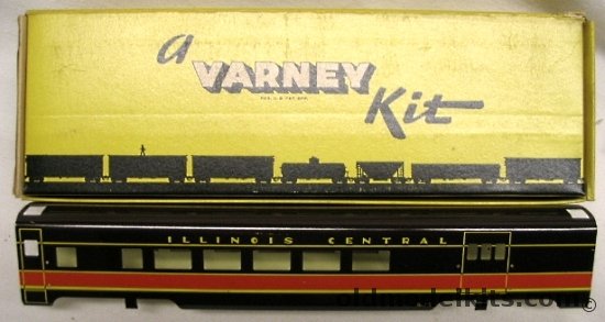 Varney 1/87 Baggage Combine Illinois Central Streamliner - Metal HO Kit, S-13 plastic model kit